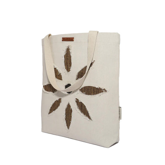 BlueWillow Flower Fringe tote