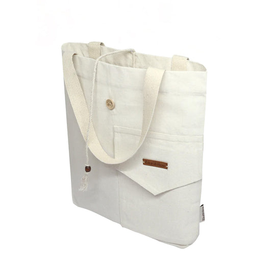 BlueWillow Flap Pocket tote