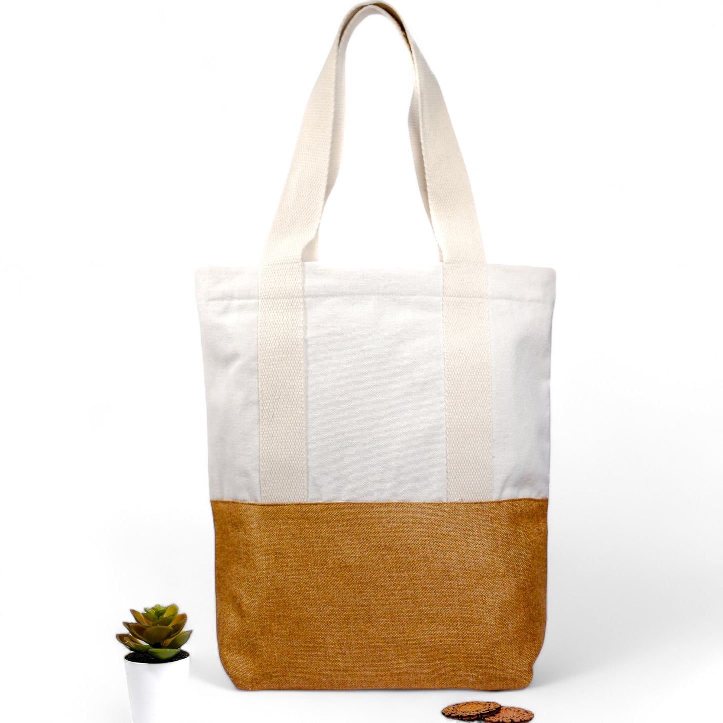 BlueWillow Designer Tote Brown | With Zipper